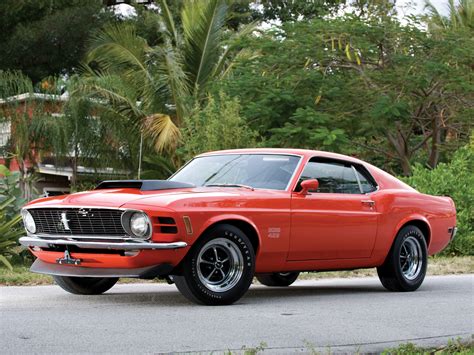 1970 Ford Mustang Boss 429 Muscle Classic Wallpapers Hd Desktop