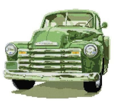 Plus, use our caption/border maker tool to chart your own words. Chevy Truck Cross Stitch Pattern trucks