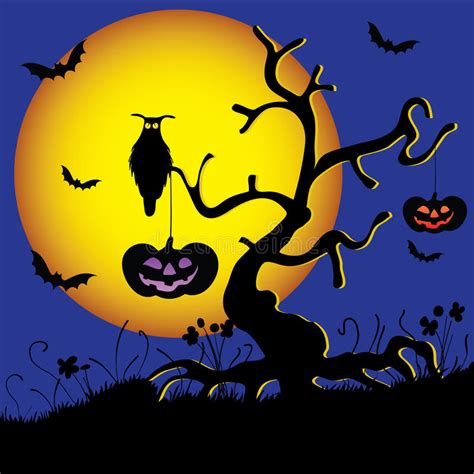 Halloween Background Owl Stock Illustrations 10127 Halloween