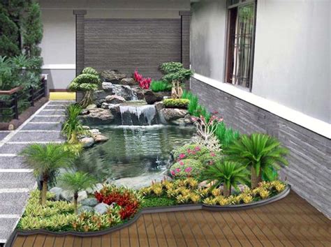 Desain-Taman-Minimalis-Jepang-Depan-Rumah | Backyard garden design