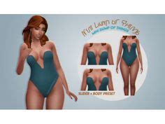 Breast Slider Body Preset By Vibrantpixels Sims 4 Mods Clothes Sims