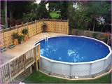 Ideas For Above Ground Pool Landscaping Photos