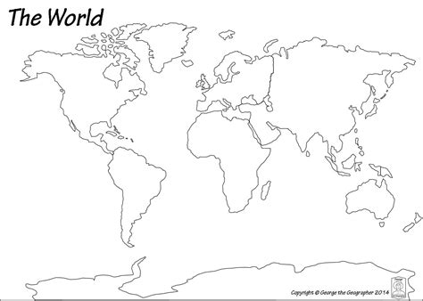 The dialog box that opens and the options available are specific to the printer. Label the Continents Worksheet World Map Black and White ...