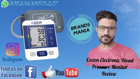 Cazon Blood Pressure Monitor Nhs Approved Uk Upper Arm Bp Machine For