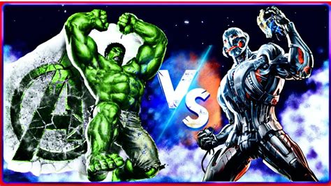 Hulk Vs Ultron Fight Marvel Revolution Youtube