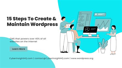 15 Steps To Create And Maintain Your Wordpress Website