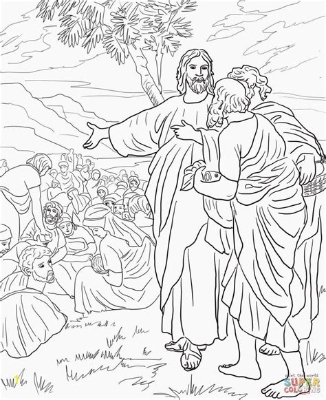 Printable Coloring Pages Of Jesus Feeding The 5000 Divyajanan