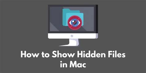How To Show Hidden Files In Mac Software Tools