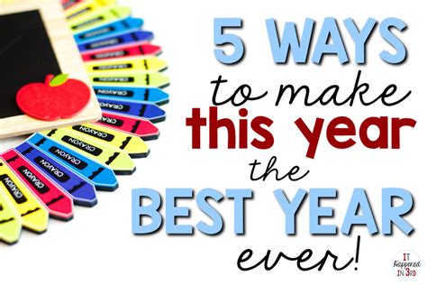 5 Ways To Make This The Best School Year Ever It