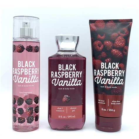Bath And Body Works Black Raspberry Vanilla Fine Fragrance Mist Shower