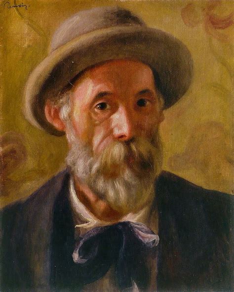 Autoportrait Au Chapeau Blanc Renoir Paintings Renoir Art Renoir