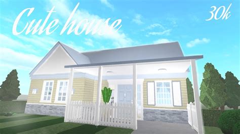 Bloxburg House Ideas One Story 5k Aesthetic 3k 1 Story Bloxburg House Idea