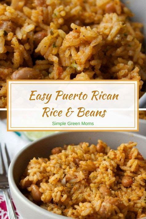 Because i learned it from my husband's grandmother, who grew up in puerto the fritters do not save well as leftovers, but the rice and beans are still yummy as leftovers the next day. Puerto Rican Rice + Beans | Recipe | Food recipes, Rice, beans recipe, Food