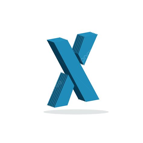 X Stand Design Vector Png Images Latter X 3d Design Latter X Design
