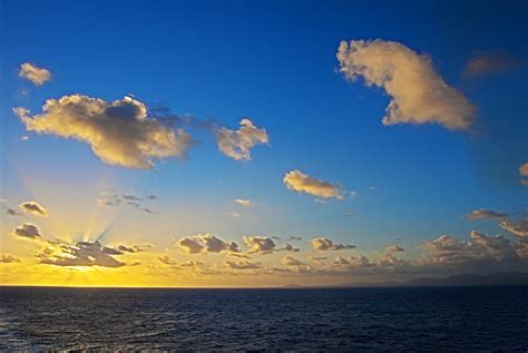 Sunset Over The Caribbean Sea Photograph By Keith Allen Fine Art America