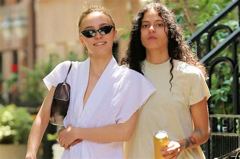 Lily Rose Depp Seen Out With New Girlfriend 070 Shake In New York City Photos