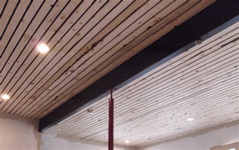 Image Detail For Wood Slat Ceiling One Finished View