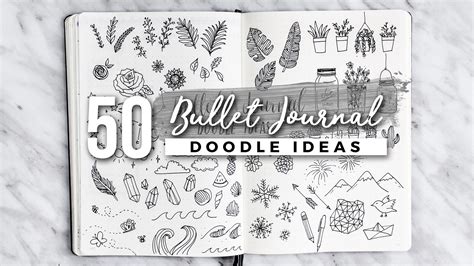 50 Doodle Ideas By Amanda Rach Lee Doodle Bullet Journal How To Bullet