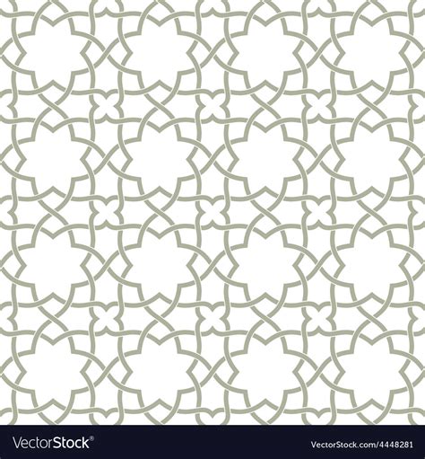 Arabic Seamless Pattern Royalty Free Vector Image