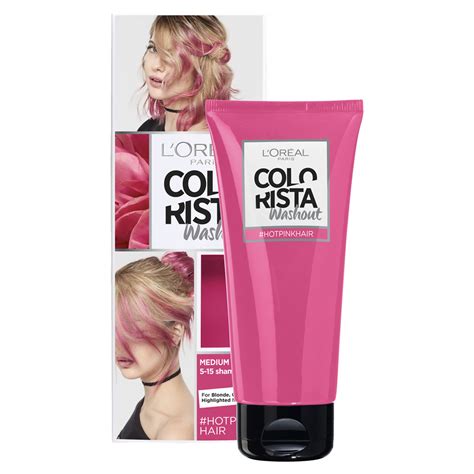 Loréal Paris Colorista Washout Hot Pink Hair Semi Permanent Hair Dye