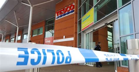 live updates giant tesco store at aston lane sealed off over police
