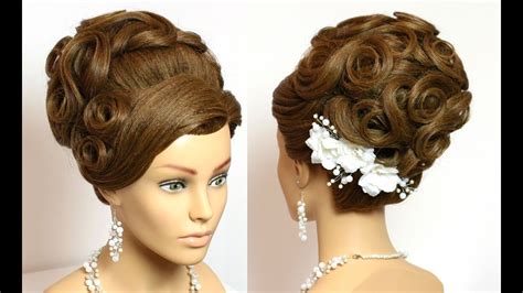 Hairstyle For Long Hair Tutorial Wedding Bridal Updo