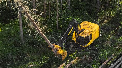 X870d Feller Buncher Tree Shear Logging Equipment Tigercat