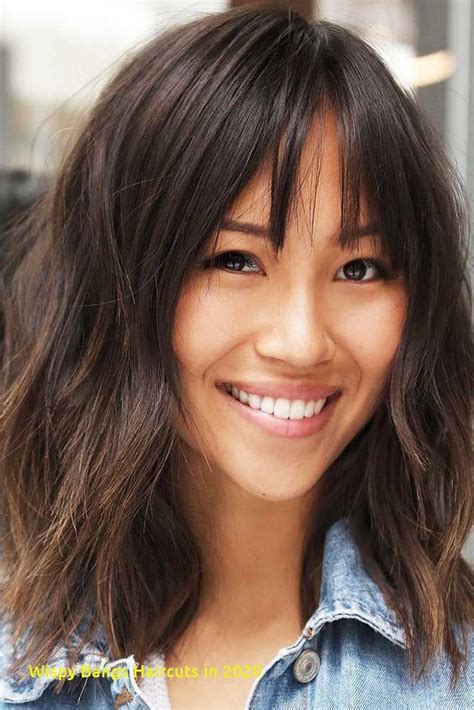 Ask your stylist for some wispy layers to give hair some luxurious movement and envious style. 97 Awesome Wispy Bangs Haircuts In 2020 in 2020 | Messy ...