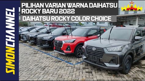 Pilihan Varian Warna Daihatsu Rocky Baru 2022 Daihatsu Rocky