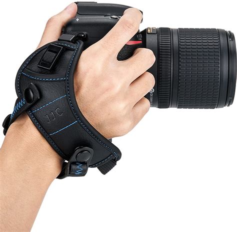 Jjc Deluxe Microfiber Camera Hand Strap Secure Padded