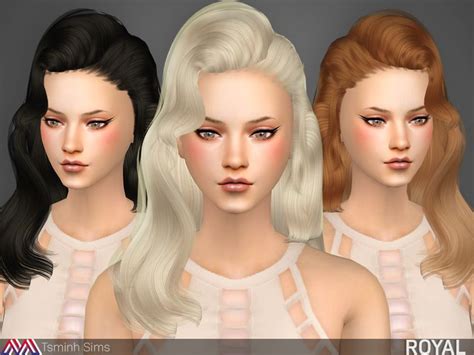 New Meshes Found In Tsr Category Sims 4 Female Hairstyles Sims 4