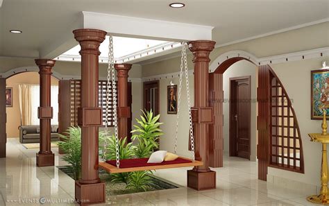 House Design Kerala Traditional Naduthalam Interior Home