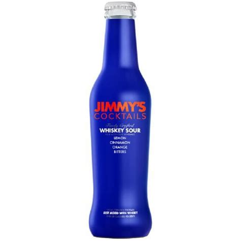 Buy Jimmys Cocktails Non Alcoholic Beverage Whiskey Sour Mixer 250ml