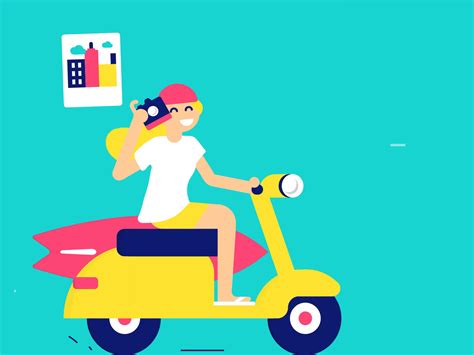Scooter Animation By Kyle Anthony Miller For Brass Hands On Dribbble