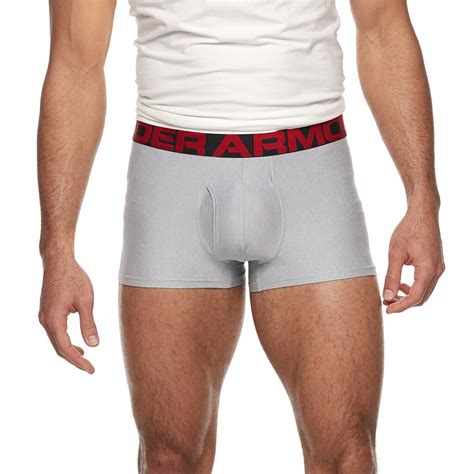 Men S Under Armour Tech Mesh Inch Boxer Briefs Modern Gray Light Walmart Com