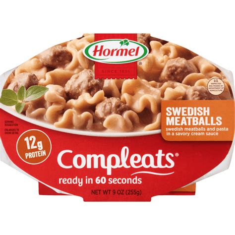 Hormel Compleats Swedish Meatballs Canned Meat Hays