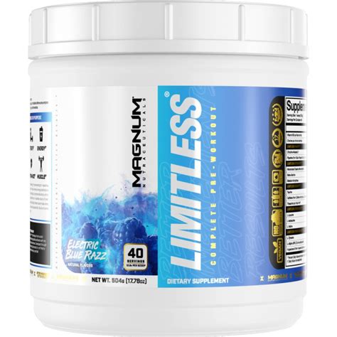 Limitless By Magnum Nutraceuticals Lowest Prices At Muscle And Strength