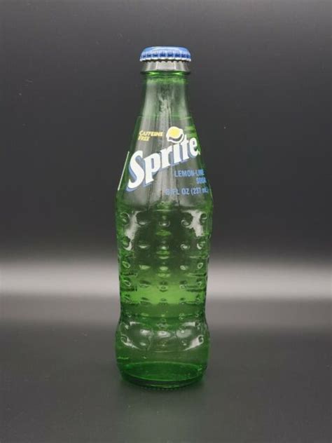 1994 Sprite Dimpled Soda Bottle 8 Oz Green Glass Unopened Ebay