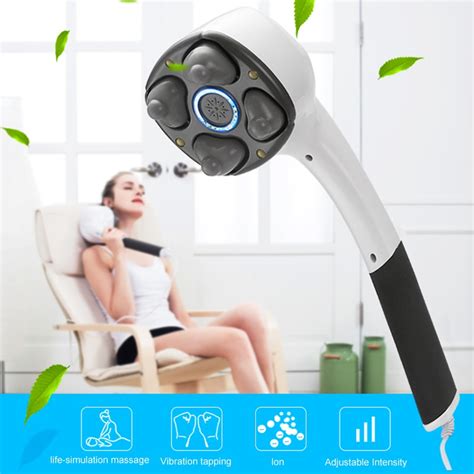 Handheld Electric Massager Full Body Neck Shoulder Arm Back Leg Foot Massage Machine Muscle