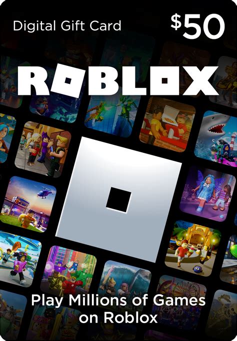 Roblox 50 Game Card Digital Download