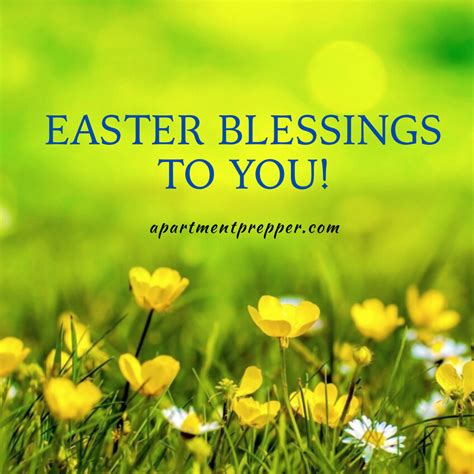 Easter Blessings to You! - Apartment Prepper