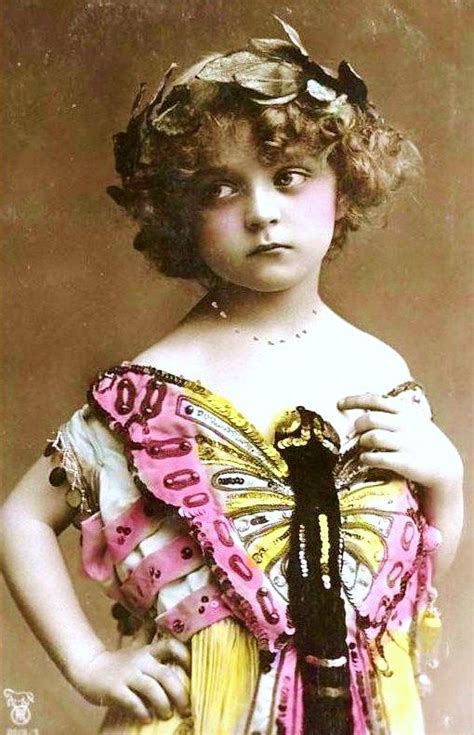 Vintage Girl Photo With Images Vintage Fairies Vintage Postcards
