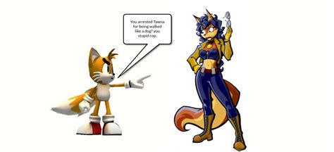 Tails Calls Out Carmelita By Mattthebat7 On Deviantart