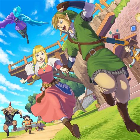 Link Princess Zelda Fi Groose Cawlin And 3 More The Legend Of
