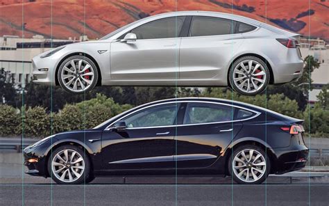 Tesla Model 3 Comparison Of Pre Alpha Prototype Vs New Production Unit