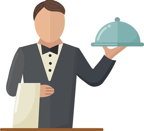 Waiter Clipart Free Download Transparent Png Creazilla