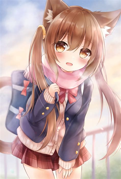 Kata Rosu Original Bad Id Bad Pixiv Id Highres 1girl Animal Ear