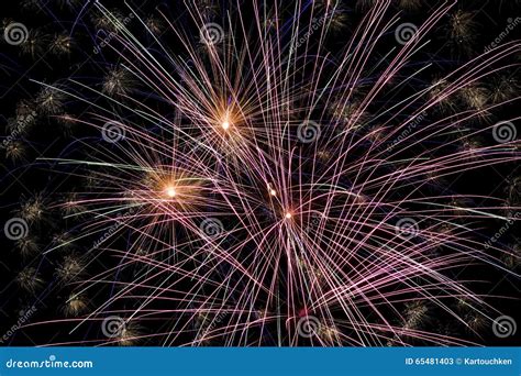 Fireworks New Years Eve Stock Illustration Illustration Of Explosive