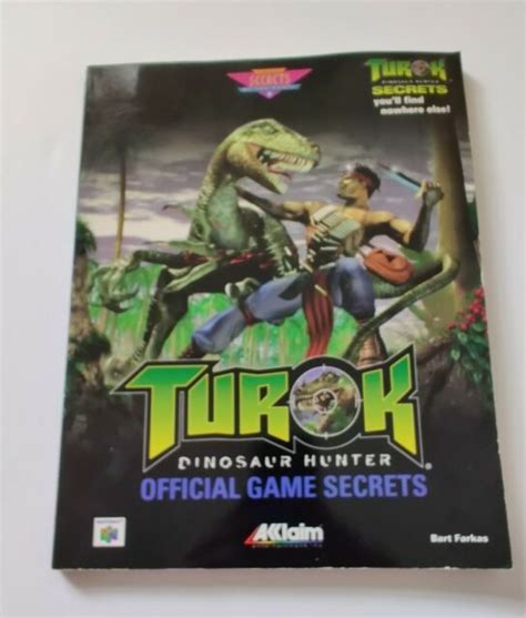 Nintendo 64 Strategy Guide Turok Dinosaur Hunter Prima S Game Secrets