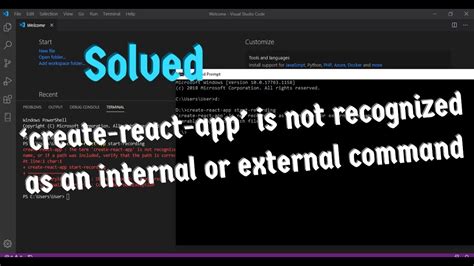 Create React App Is Not Recognized As An Internal Or External Command